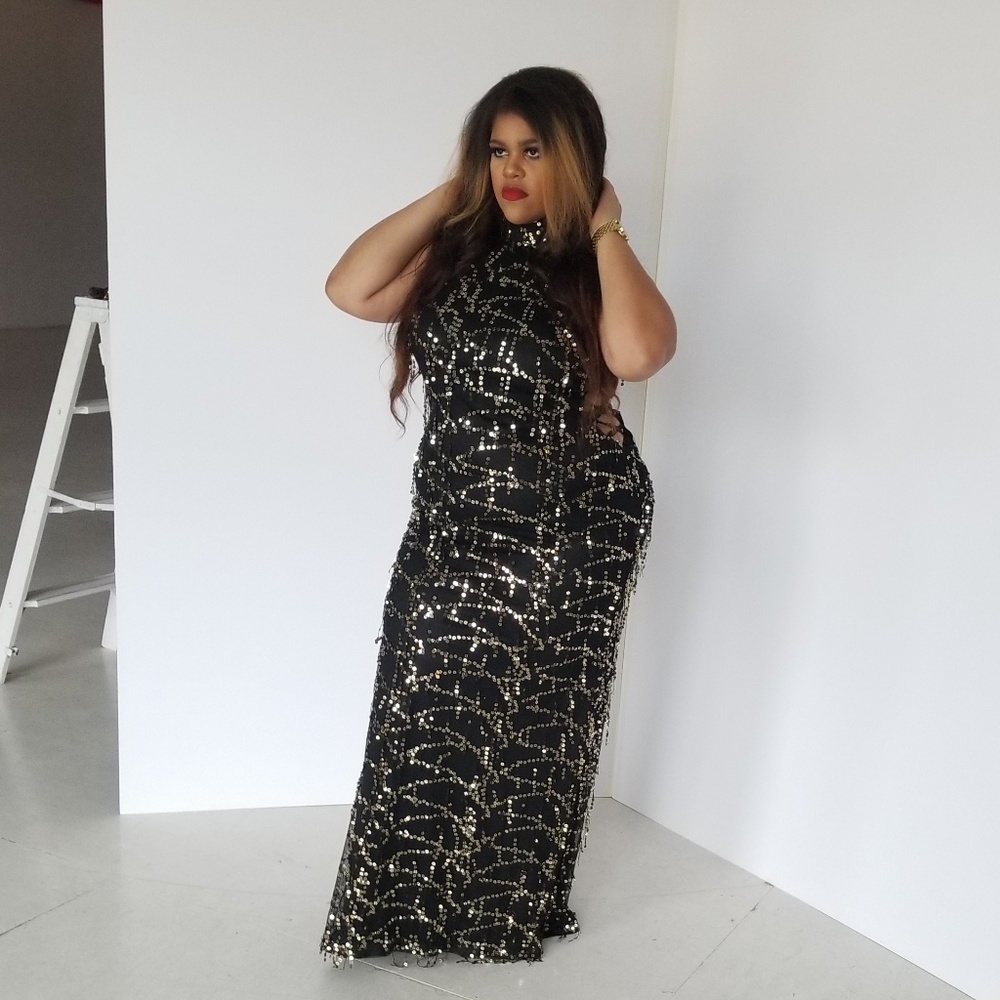 Sequins Stretch Gown